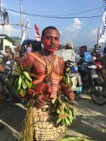 Papua men and boys - Sentani