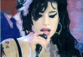 Ami Winehouse and other artist/bands drawings