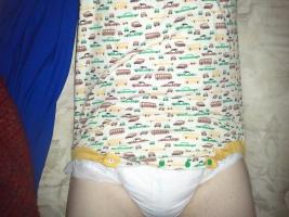 Sweet new onesie with diapers