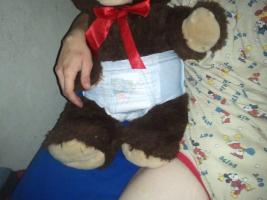 Me and my diapered teddy