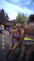 Girls Swimming at Holiday World Splasin' Safari 2012 Day 5 (Hidden Camera)