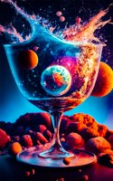 planets glass