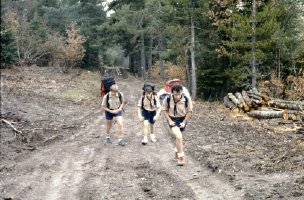 [Scouts] Camp Pâques routiers en Lozère avril 1987