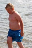 029 Sweet Blond Chubby Boy on the Beach