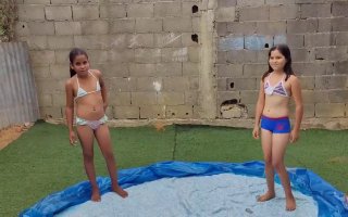girl vs girl pool-wrestling II