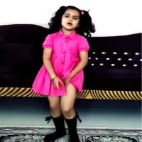 Sweet Little Indian Girl, Shamira, learning to dance