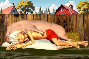 Boys and Pigs 18 🐷 😄 Cedric´s Birthday (3) (Cartoon)