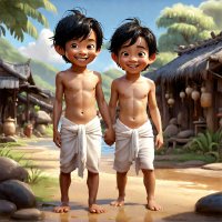 Boys and Pigs 07 🐷😜 Asian Village Pigboys (Cartoon)