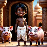 Boys and Pigs 04 🐷🐫 Pigboys of the Orient (Cartoon)