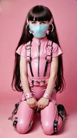 Pink Leather Pet Girls