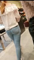 candid jeans ass