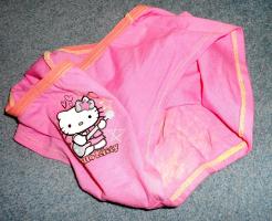 Hello Kitty Panties Of My Sister (7yo)
