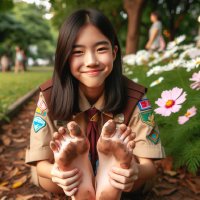 Girl Scout Feet