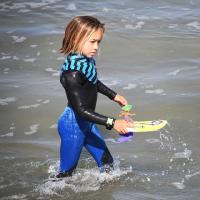 surfer boy rubber lycra