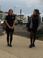 British schoolgirls candid