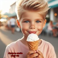 Boy and ice cream