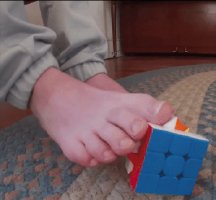 Aston Rubik Cube with feet
