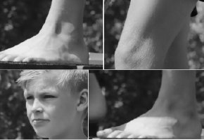 Vintage Norwegian Boy Feet