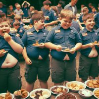 AI GEN - Chubby Boys at Scout Cookout Mix
