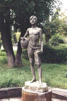 Armenia, Erevan, sculptor Bendzhanian (1970, USSR times)
