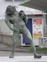 Italy, Pompei (by the railway station - the sculpture not there any more!!!)