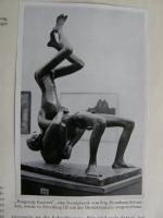 Sweden or Germany (current location unknown), exhibited at the 1936 Olympic Games in Berlin), Two Boys Wrestling, by Stig Blomberg