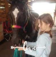 TALIA LOVES HER HORSES & RIDING THEM