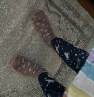 Clara in socks and Pantyhose