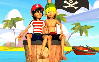 Boys in Love 03 😄 Pirateboys (Cartoon)