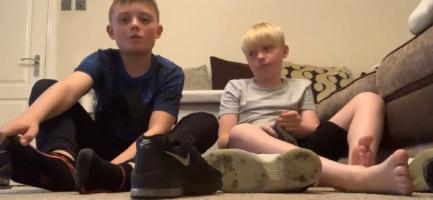 Boy feet videos