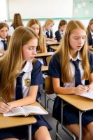 AI teen girls and cuties: schoolgirls