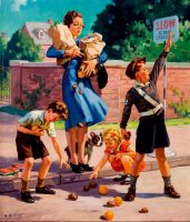Дети в мировой живописи. HINTERMEISTER Henry (Hy), Генри Гинтермейстер (1897-1972) США