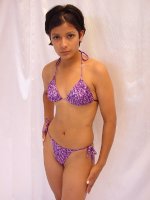 Kathy 7 - Beautiful Model Girl in Purple Bikini